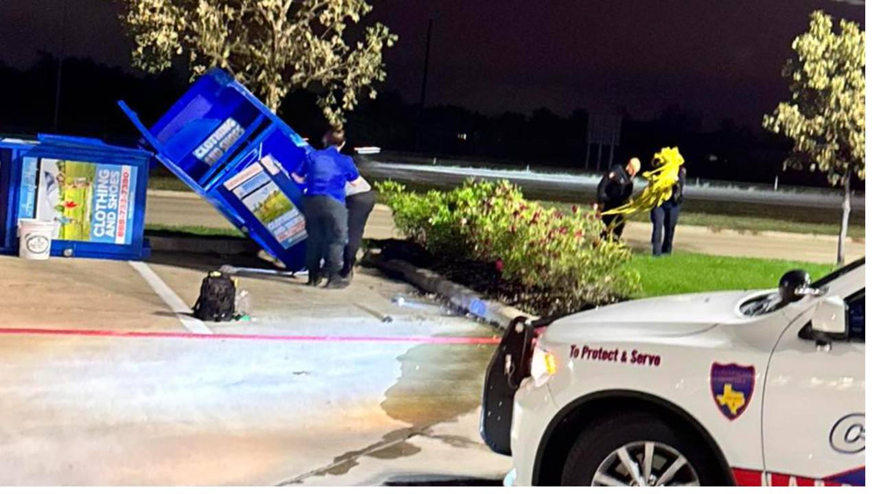 Man Dies After Becoming Trapped Inside Clothing Donation Box in Texas • Hollywood Unlocked