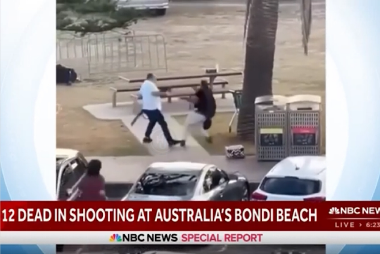 At Least 11 Dead In Mass Shooting At Sydney, Australia’s Bondi Beach; Police Say Jewish Community Targeted At Hanukkah Event; Video Shows Brave Bystander Wrestling Gun From One Of The Shooters