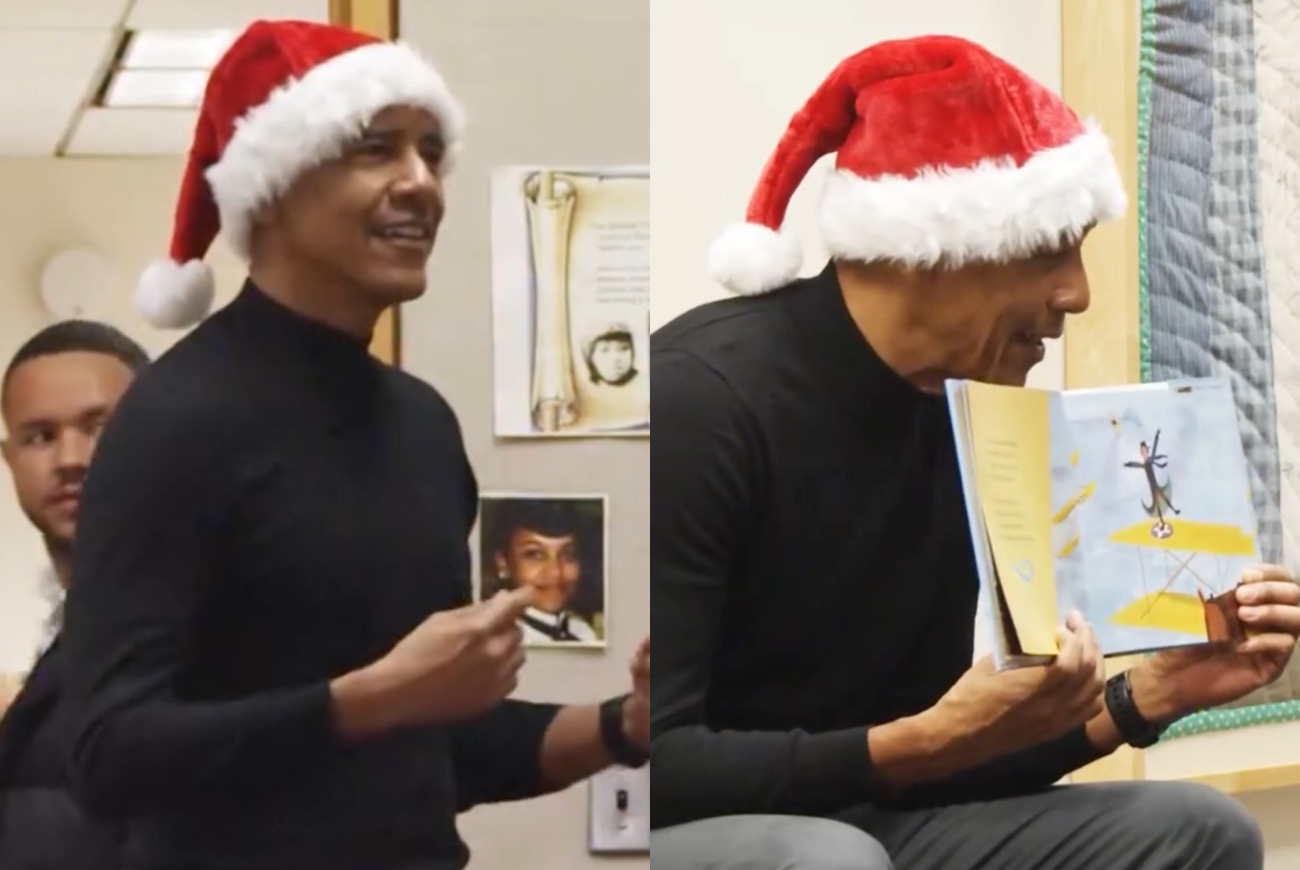 Barack Obama Surprises Group Of Kids At Chicago Library And Reads A Book To Them • Hollywood Unlocked Barack Obama Surprises Group Of Kids At Chicago Library And Reads A Book To Them • Hollywood Unlocked