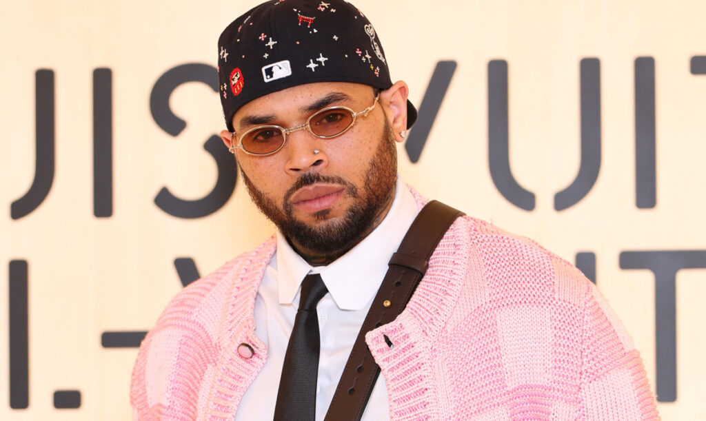 Chris Brown Understood the Assignment For The Louis Vuitton Fashion Show In Paris