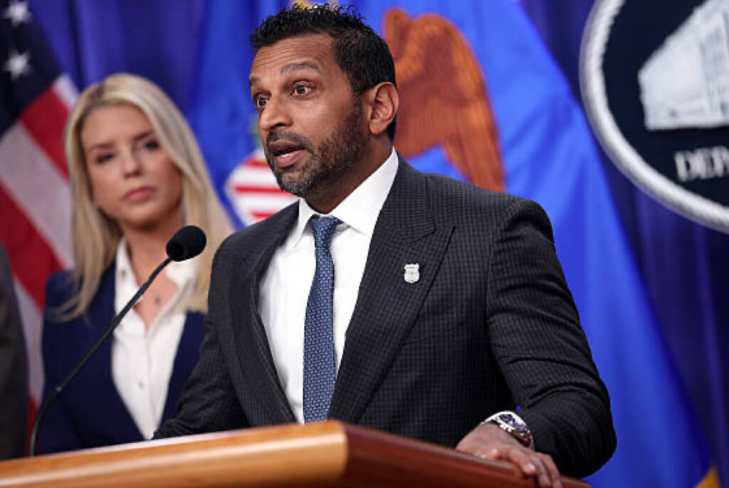 Kash Patel Turns Up with Team USA Hockey Champs After Reportedly Taking FBI Jet to Italy