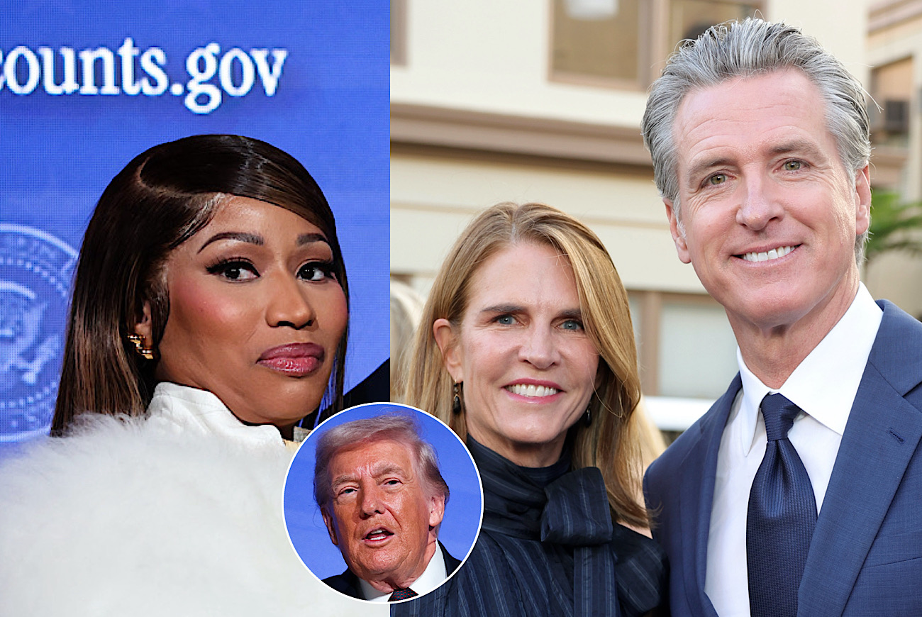 Nicki Minaj Again Comes For California Governor Gavin Newsom And Also Tells His Wife To ‘Keep Donald Trump’s Name Out Of Your F***ing Mouth!’