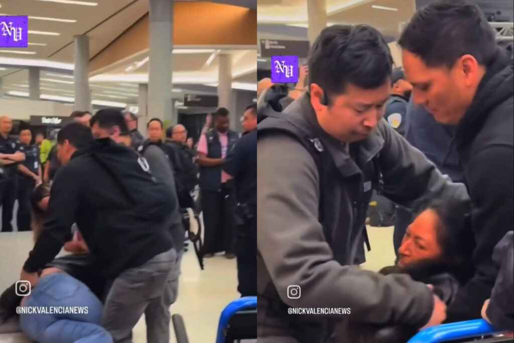 ICE Agents Caught On Camera Arresting Woman Who Was Traveling With Her Young Daughter At San Francisco Airport