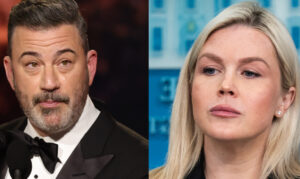 Jimmy Kimmel Defends Remarks After The Trumps Claim He Incites Violence, Points to Karoline Leavitt’s ‘Shots Fired’ Comment