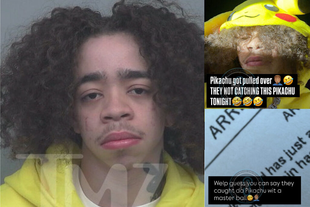 King Harris Arrested On Drug Possession, Obstruction Charges; Later Joked About Being Busted In Pikachu Onesie: ‘Guess They Caught Da Pikachu With A Master Ball’