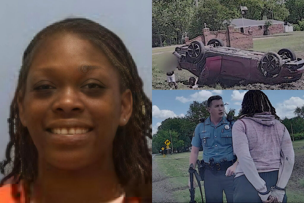 Arkansas Woman Charged After High-Speed Police Chase With Toddler Son Inside Car, Chase Ends In Rollover Crash