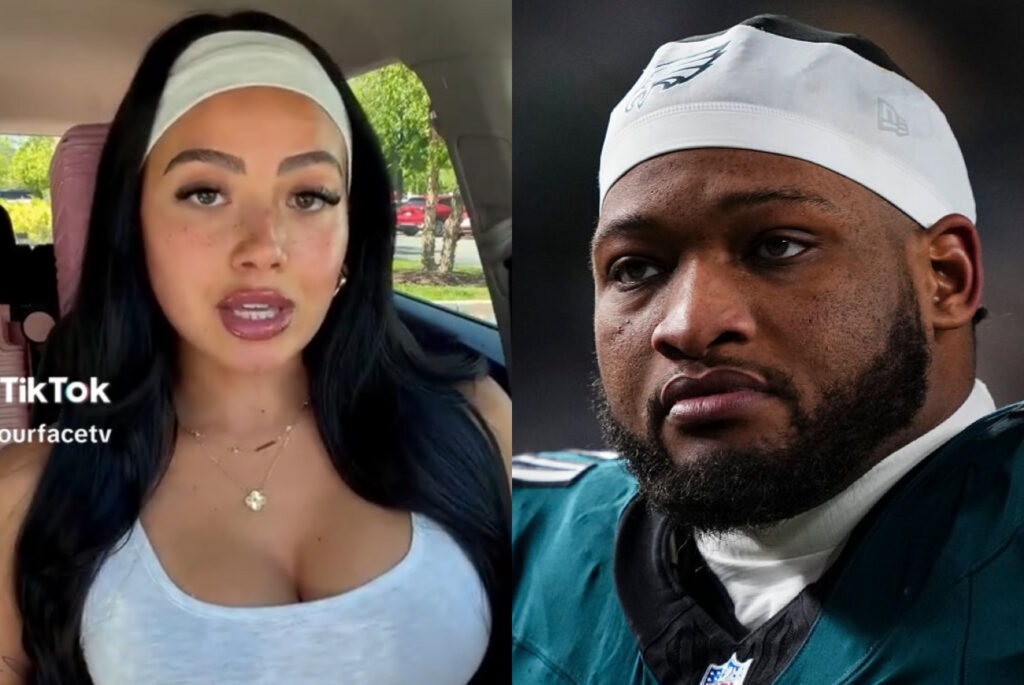 Philadelphia Eagles Star Fred Johnson’s Pregnant Girlfriend Seemingly Claims He Kicked Her Out The House And Was On Hinge The “Very Next Day Looking For Women”