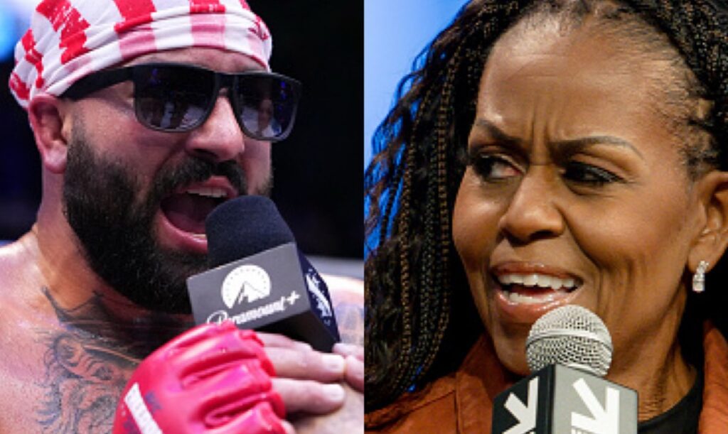 The Absolute Disrespect: UFC Fighter Josh Hokit Wins At The White House, Instantly Uses His Mic To Call Michelle Obama A “Man” 