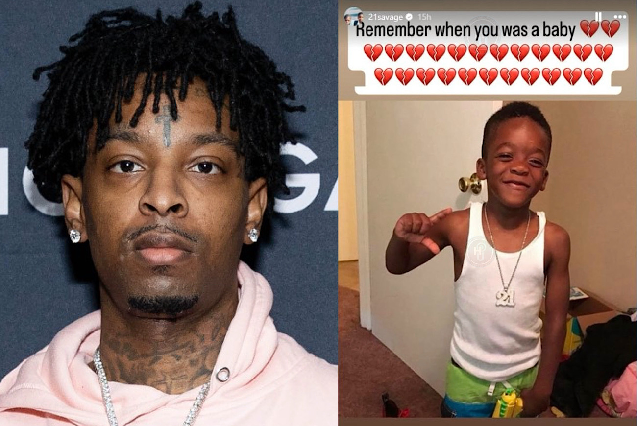 21 Savage Mourns 14-Year-Old ’Nephew’ Who Took His Own Life After Accidentally Shooting His 12-Year-Old Sister; Family Demands Justice Against Person Who Sold $200 Gun
