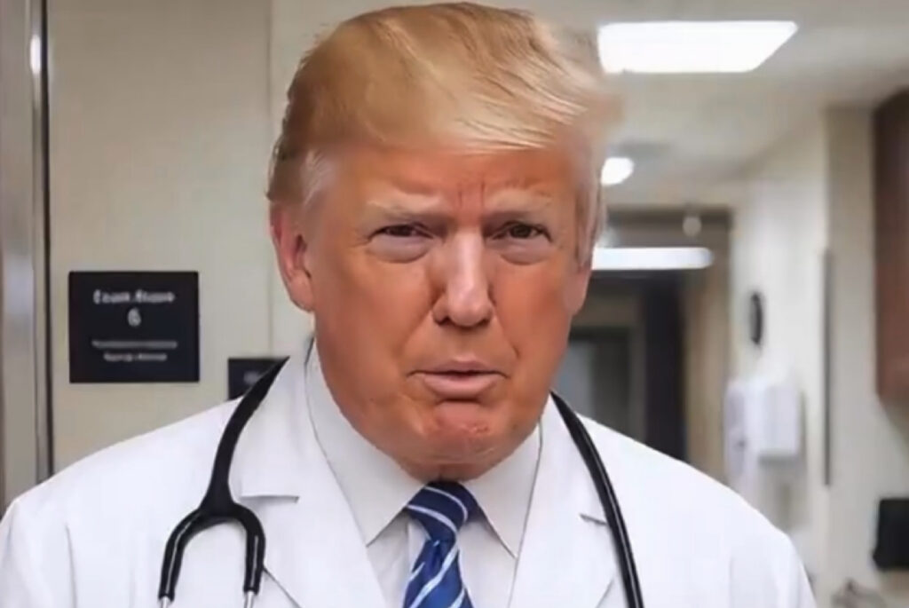 Donald Trump Shares AI Video Of Himself As A Doctor Treating Celebrities With “Trump Derangement Syndrome”