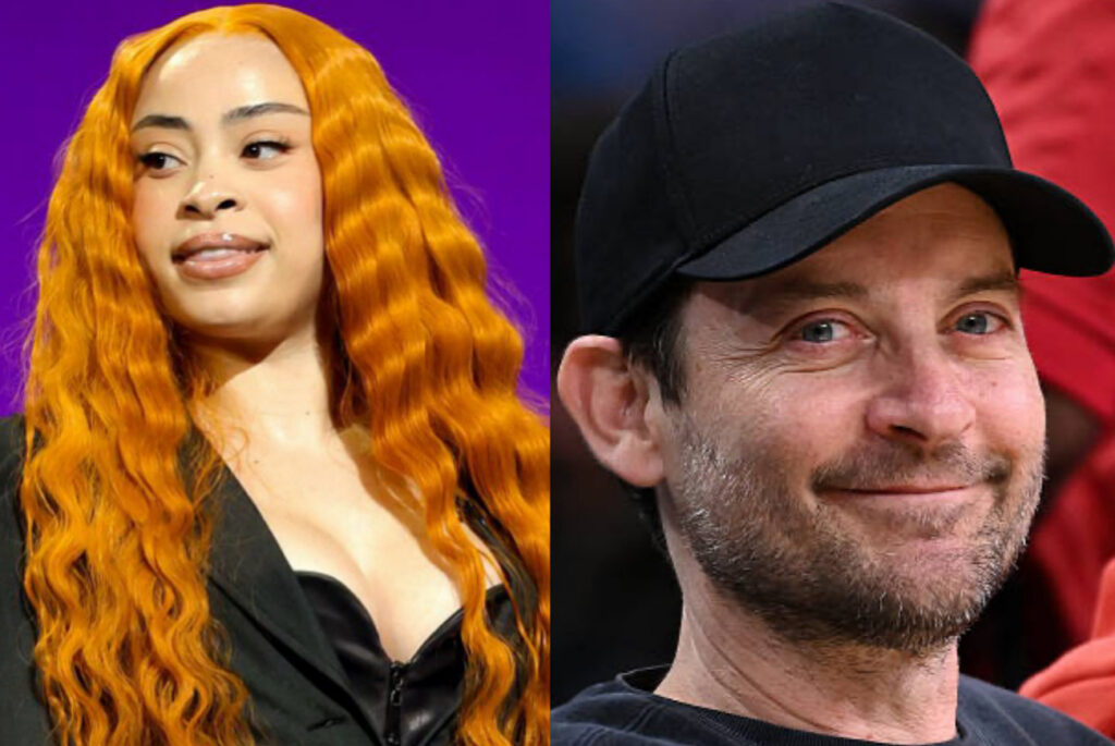 Ice Spice Sparks Dating Rumors with Tobey Maguire After Allegedly Kissing Each Other