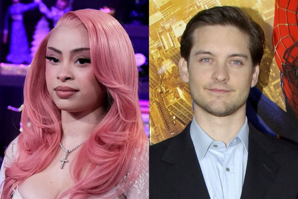 Ice Spice’s Team Denies Reports Of Her Kissing Toby Maguire