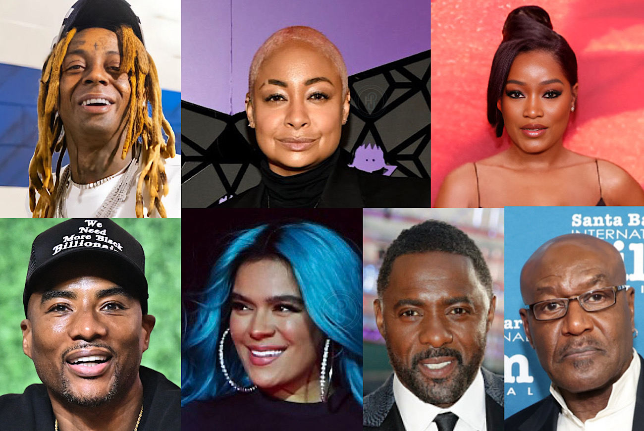 Lil Wayne, Raven-Symoné, Keke Palmer, Charlamagne Tha God, Idris Elba, Delroy Lindo, Karol G, And Many More To Receive Stars On Hollywood Walk Of Fame