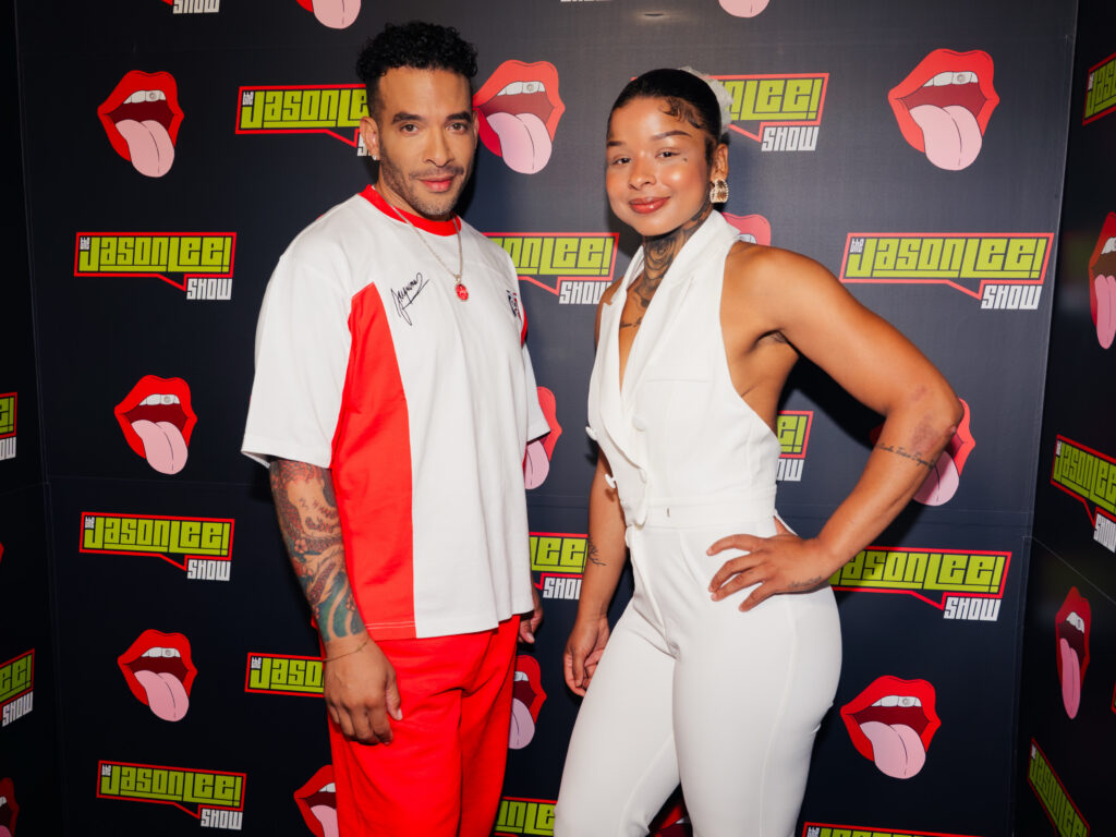 Chrisean Rock And Jason Lee On 'The Jason Lee Show'