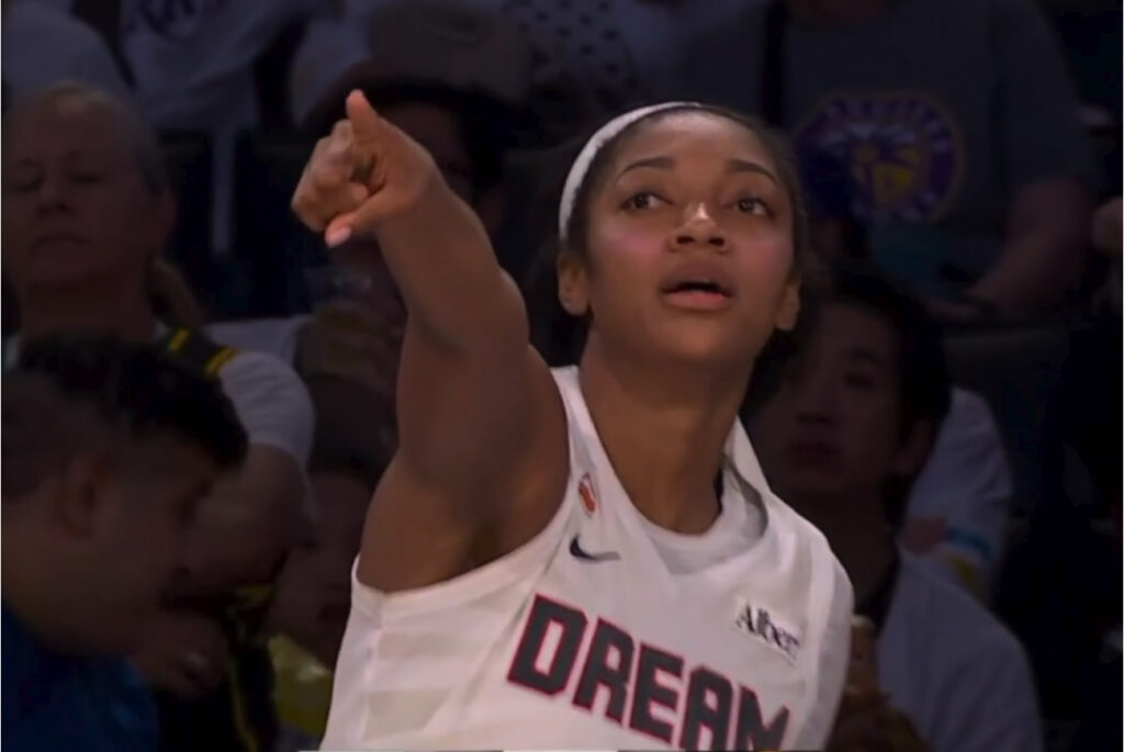 Angel Reese Points Out The Person Who Threw A Sex Toy On The Court During Dream-Sparks Game