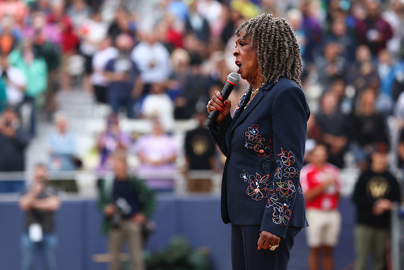 Martha Reeves Critiques ‘Out Of Tune’ Backup Singers Before Viral National Anthem Performance, Later Blames Tech Issues And Wet And Windy Weather On Rocky Rendition