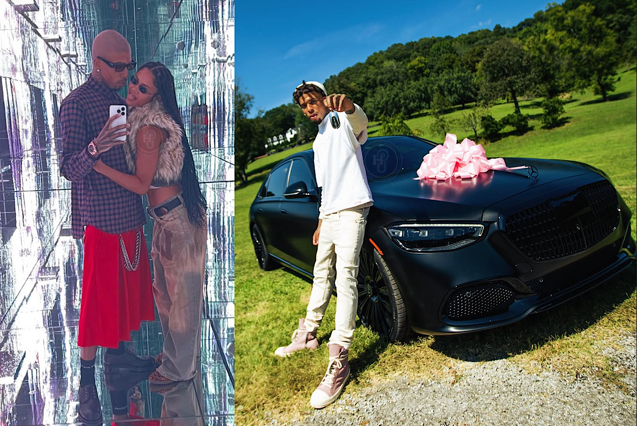 NLE Choppa Not Ready To Let Go Of Ex-Fiancée Erica Raven As He Professes His Love & Gifts Her A Mercedes-Maybach Car After Apologizing For ‘Mishandling’ The Aaliyah To His Tupac