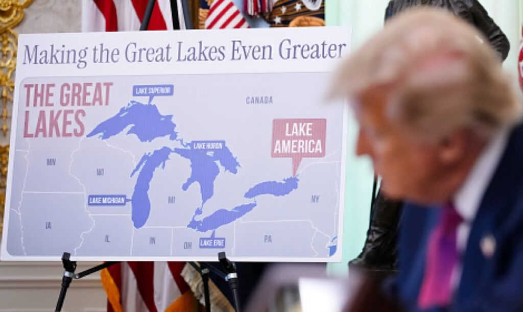 President Trump Signs An Executive Order Renaming Lake Ontario To “Lake America”: “Effective Immediately” 