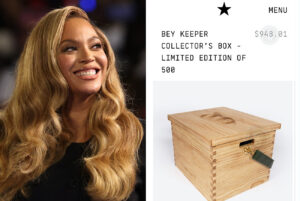 Beyoncé Selling 500 Limited Edition Wooden ‘Bey Keeper Collector’s Box’ Crates For $948.01, Fans Have Questions
