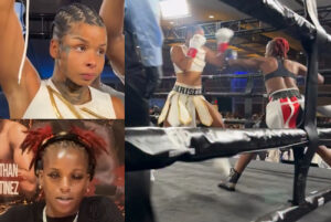 Chrisean ‘Holy Hands’ Rock Wins Debut Pro Boxing Match After Defeating Ku’Shiyah Williams With Second Round TKO 