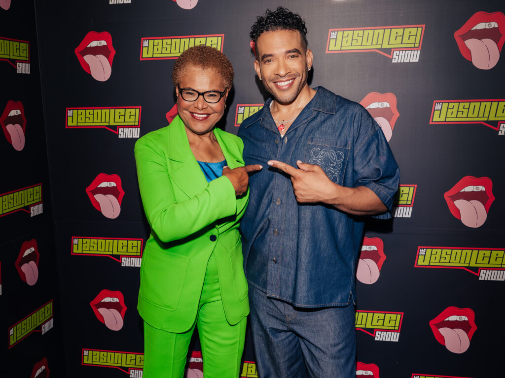 Karen Bass And Jason Lee On 'The Jason Lee Show'