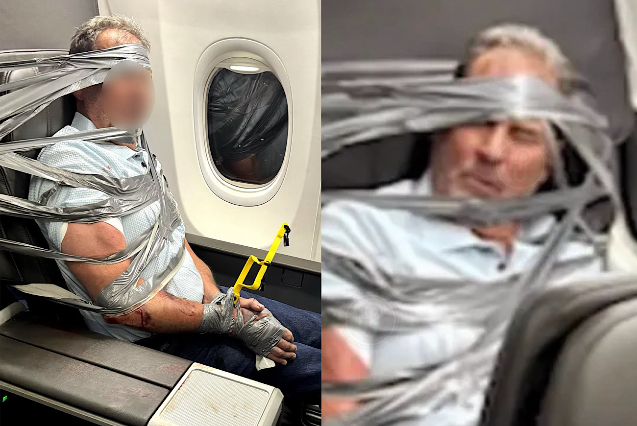 Man Arrested After Being Duct-Taped To Seat On American Airlines Flight For Allegedly Spewing Racial Slurs, Vulgar Language In Belligerent Incident