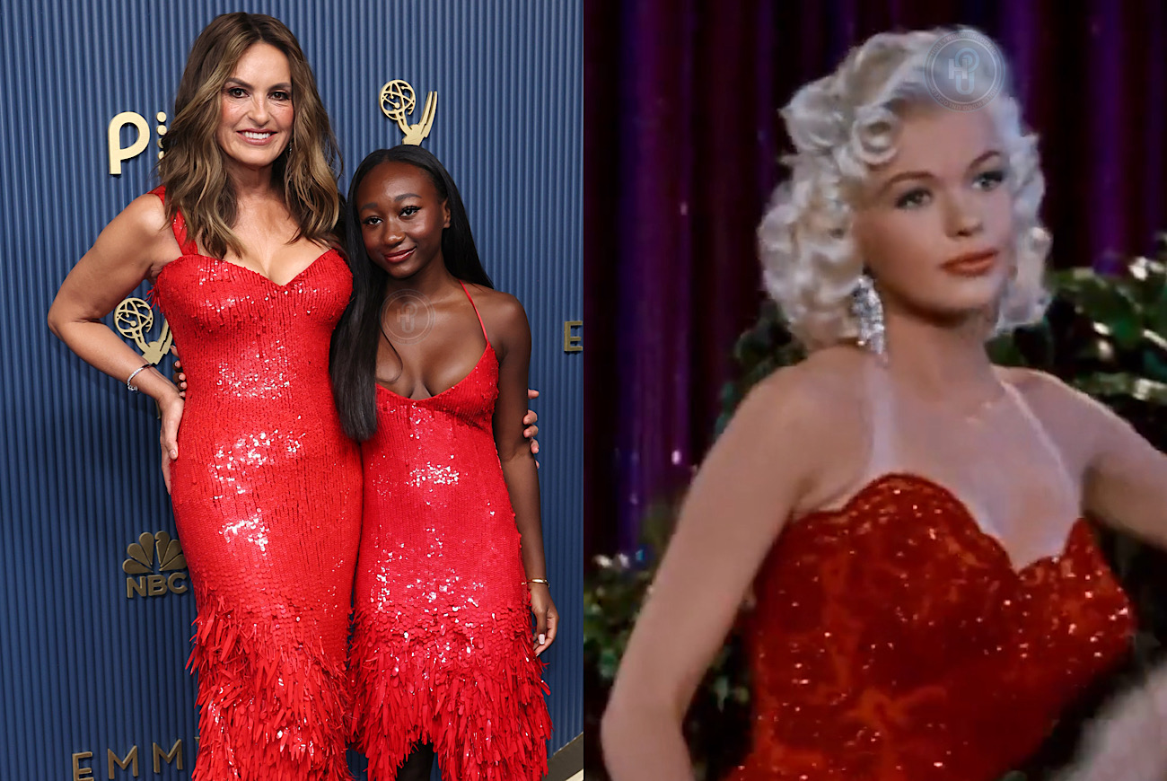 Mariska Hargitay And Daughter Amaya Hermann, 15, Twin At 2026 Emmy Awards; Duo Wears Matching Red Sequin Dresses Inspired By Mariska’s Mother Jayne Mansfield
