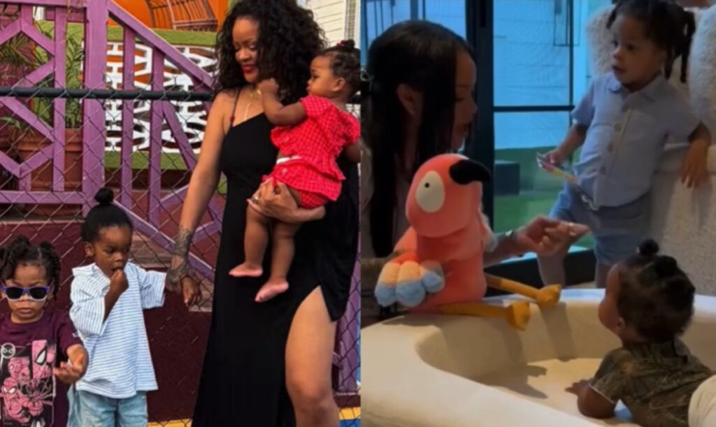 Fans Tell Rihanna To “Take Her Time” With New Album After Seeing How Much Of A Great Mom She Is To Her Three Kids