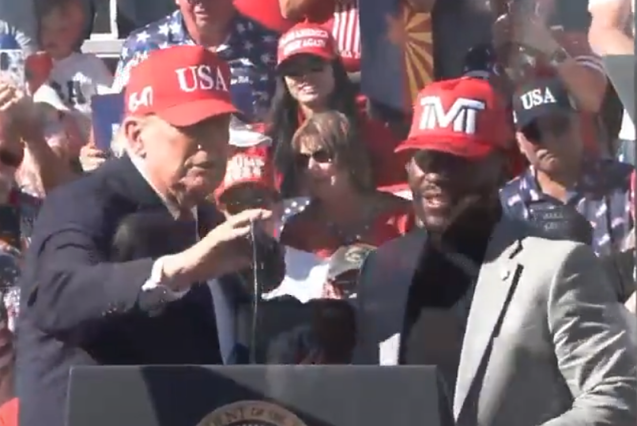 Floyd Mayweather Tells MAGA Crowd: ‘We Couldn’t Have Chosen A Better President Twice Than Donald Trump’