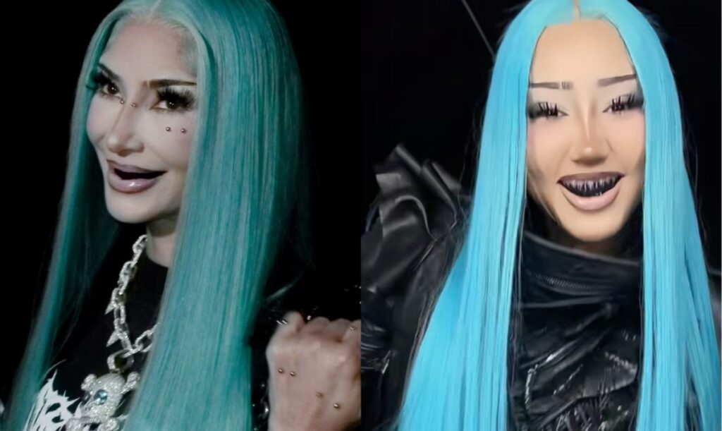 Did She Nail It!? Kim Kardashian Dresses As Daughter North West In Early Halloween Costume